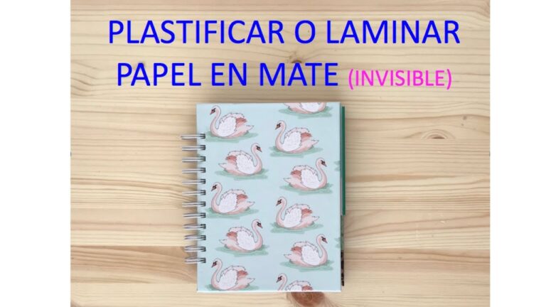 Plastificado de papel en casa: ¡Fácil y económico!