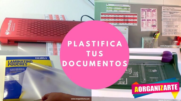 Plastificación de documentos: Guía completa